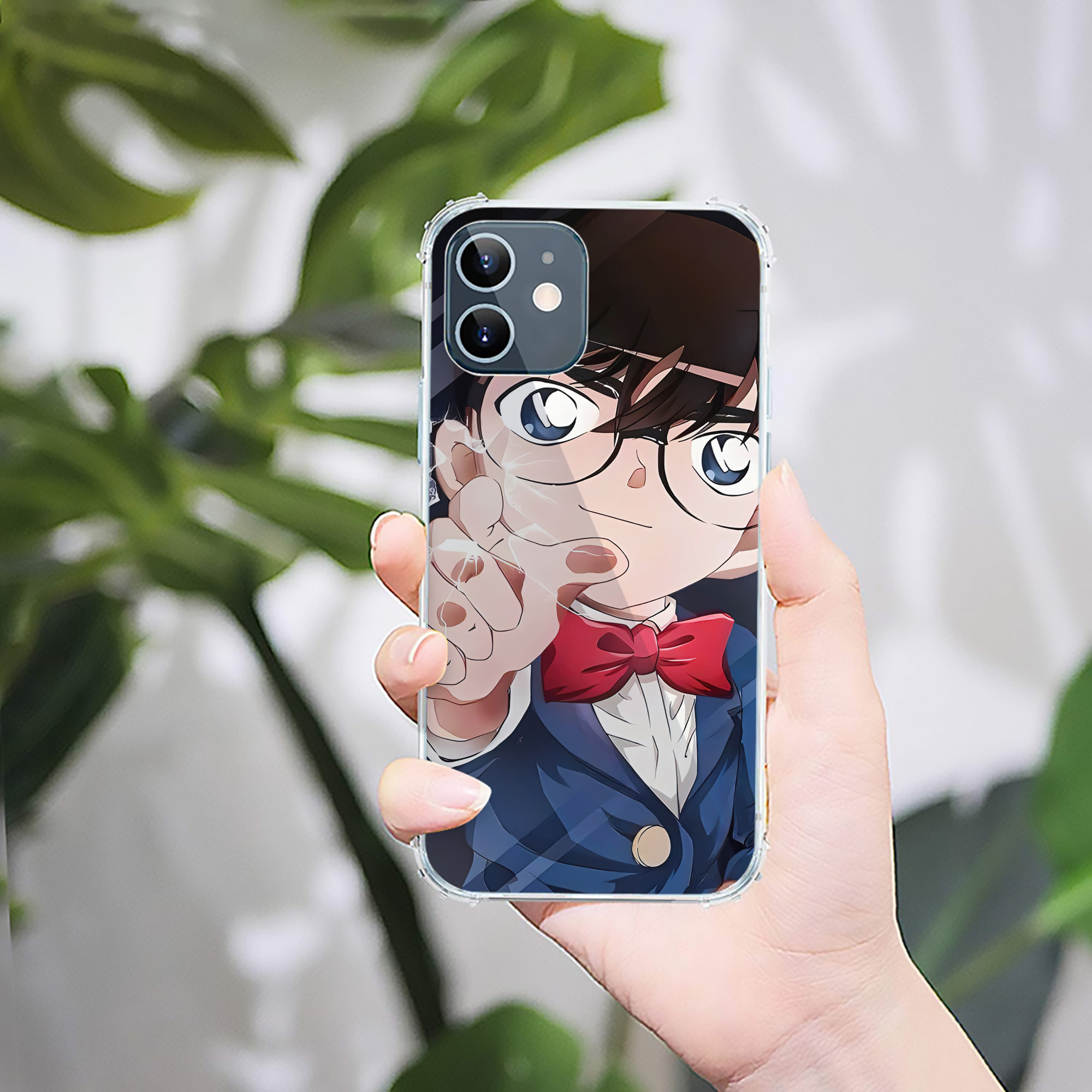 （画像用） 名探偵コナン Detective Conan 【iPhone 12シリーズ対応】透明スマホケース（クリアソフトケース）